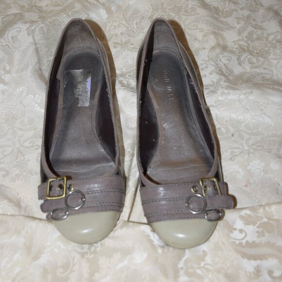 Nine West ballet Shoes Buckle Size 7.5 - Picture 1 of 14